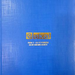 Form "J" Register List of Members for Cooperative Housing Society J REGISTER 2-Part Record keeping book-image-59