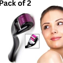 Derma Roller for Hair Growth & Skin Rejuvenation – 0.5mm Titanium Micro Needles Portable Galvanic Facial Machine-picture-23