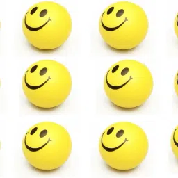 012 PCS Smiley Ball OR Soft Stress Relief Ball OR Smiley Squeeze Ball- 7 cm-33