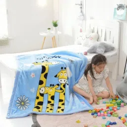 Cartoon Single Mink Blanket forHeavy Winter-image-63