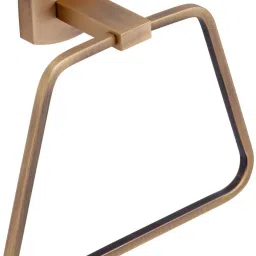 Brass heavy Towel ring Towel holder Towel rod Towel hanger Cloth hanger Napkin ring Bathroom accessories Modern Bath Towel Stand Cloth stand for bathroom 6.7 inch 1 Bar Towel Rod-image-61