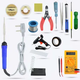Basic Complete 15in1 Soldering Iron Machine Combo Bundle Tool Kit Set 25 W Simple-23