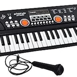 49 Key Piano Keyboard Toy for Kids dc Power Option+Recording Microphone-16