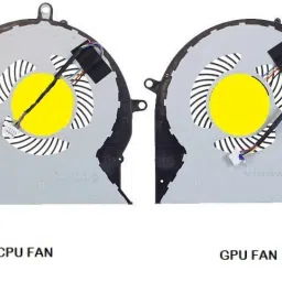 FYONLI CPU & GPU Fan for Asus ROG GL503GE GL703GE DFS593512MN0T DFS2013121A0T DC 12V Cooler-35