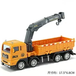 Engineering Construction Friction Powered Vehicles Car Crane Toy for Kids-18