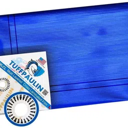 tuffpaulin 21FTX18FT-120GSM-BLUE Tarpaulin Tent - For 8 Persons, Truck body, Car, Bike and Train Wagon Cover, Grain Covers-picture-0