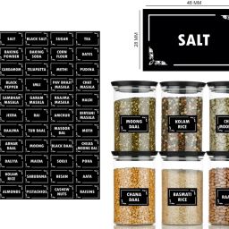 4.6 cm Spices jar stickers/Labels for Jars & Containers | Water Proof Self Adhesive Sticker-image-59