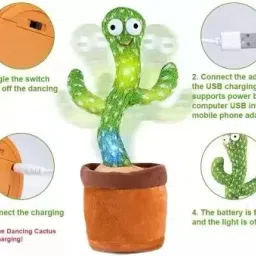 Dancing Talking Cactus Plush Toy, Wriggle, Singing, Repeats What You Say-489-image-66