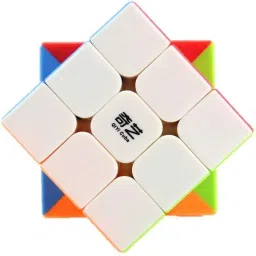 3X3 Qiyi Qiyuan Sticker Less Magic Speed Cube (Multicolour)-17