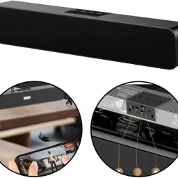 Bxeno Bluetooth Soundbar Moviebar Party Light With High Powerful Sound Quality,(BLACK) 19 W Bluetooth Soundbar-18