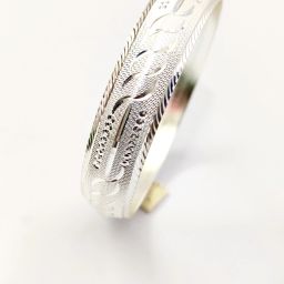 Brass Silver Bangle Set-image-85