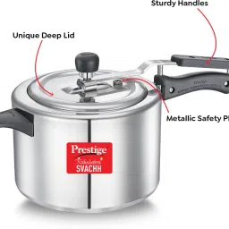 prestige Svachh Nakshatra Plus 3 L, 2 L Induction Bottom Pressure Cooker image 5