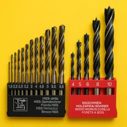 royal way Combo 13 Pcs HSS Bits And 5 Pcs Wood Working Drill Bit Set (Pack of 2) image 2