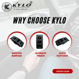 kylo Power Window Switch for Scorpio CRDI (4 Button) (Front Right Side) (Driver Side) Car Power Window Switch image 3