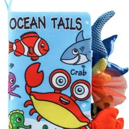 Baby Fabric Book Learning Toy Months 0 3 6 12 Months,Sensory Soft 3D Ocean Rattle-image-39
