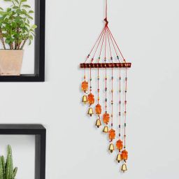 Ganesh Wooden Hanging Windchime Plastic, Wood Windchime-image-78