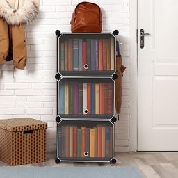 keekos 6 Layer Simple Bookshelf/Multipurpose Rack/Children Bookcases/File Rack Office Metal Open Book Shelf-picture-21