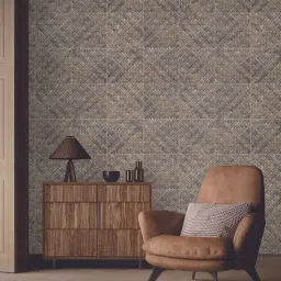 fedora wallpapers Natural Wood Vinyl & Paper Twilled Plaid Wallpaper-picture-38