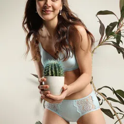 Vero Moda X Intimates Women Blue Solid Hipster Briefs-21