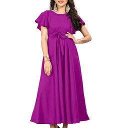 Rhey Flared Sleeves Maxi Dress-image-84