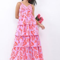 KETCH Purple Floral Maxi Dress-image-27