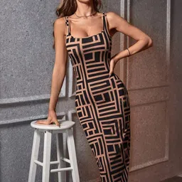 TANDUL Print Maxi Dress-image-64