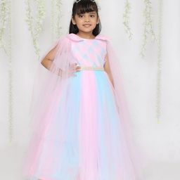 KID1 Girls Embellished Net Maxi Dress-image-100