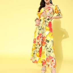 SCORPIUS Floral Print Maxi Dress-picture-52