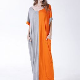 JC Mode Colourblocked Maxi Dress-image-34