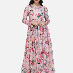 BAESD Women Floral Print Fit and Flare Dress-image-37