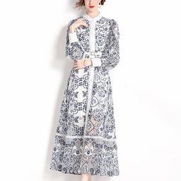JC Collection Ethnic Motifs Print Maxi Dress-image-92