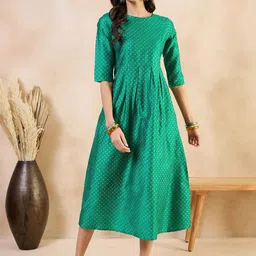 Anouk Polka Dot Print Fit & Flare Maxi Dress-picture-11
