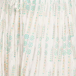 CLORA CREATION PLUS Printed Flared Maxi Skirt image 4
