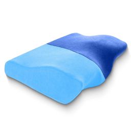 Cervcial Memory Foam Pillow 20x13 Inch With Velvet cover-image-3