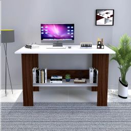 Ertiga study table | Laptop Workstation Office table (SIZE: 55 x 90 x 77 ) Engineered Wood Computer Desk-image-2
