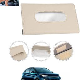 Universal Leatherite Rectangle Beige Tissue Box For Car/office/Home-193 Vehicle Tissue Dispenser-image-78
