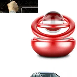 Multicolour Crystal Solar Power Air Freshner For Car Interior Fragrance-64 Portable Car Air Purifier-image-58