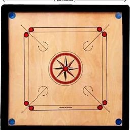 20 inch Wooden Carrom Board With Striker, Wooden Coins and Boric Powder 10 cm Carrom Board-32