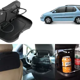 FTB317-Multi-Functional Fordable Car Headrest Seat Back Food Tray, Dining Table Cup Holder Tray Table-image-90