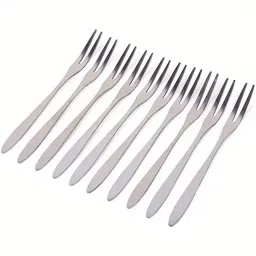 fruite fork! Stainless Steel for Jasmine Fruit Fork,12 Pieces! Stainless Steel, Steel Fruit Fork, Salad Fork, Baby Fork Set-14