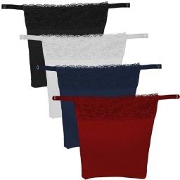 Women Black, White, Dark Blue, Maroon Mock Camisole-image-59