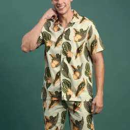 Shirt Regular Shorts Co-ords Set-image-131