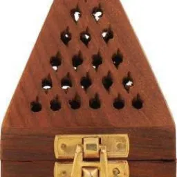 Wooden Handmade Incense Sticks Holder Wooden Pyramid Incense Box Fragrance Stand Holder Agarbati Dhoop Loban Dani Wooden Incense Holder Wooden Incense Holder-10