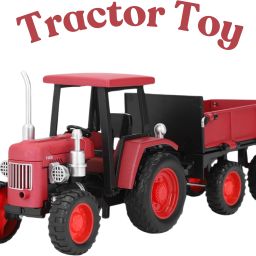Children Tractor Toy Vintage Tractor Model Die-cast Farm Truck Toy for Boys-picture-35