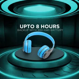 worricow PRO Bluetooth v5.0 On Ear Headphone, 30H Backup, Foldable Design, Call Function Bluetooth Gaming Headset image 4