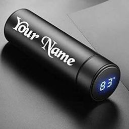 Customized/Personalized Tempreture Water Bottle Black 500 ml Bottle-28