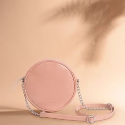Solid Casual POWDER PINK Sling Bag Sling Bag-image-80