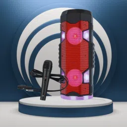 GUGGU Bluetooth Party Speaker with mic, AUX/TF Card USB, With Deep Bass Sound F447 20 W Bluetooth Laptop/Desktop Speaker-image-89