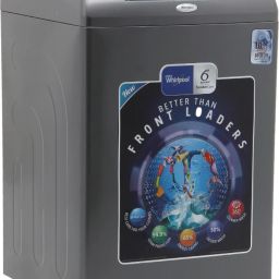 whirlpool 8 kg Fully Automatic Top Load with In-built Heater Grey image 2