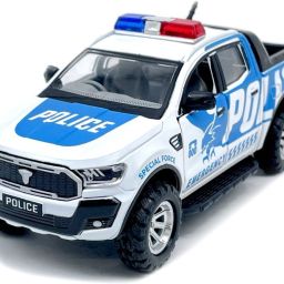 Blue Police UTE Series Emergency Squad Toy miniature Car Model-28